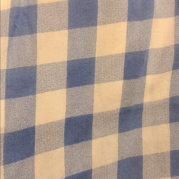 Sleeveless tiered blue gingham dress, XL - Picture 4 of 6